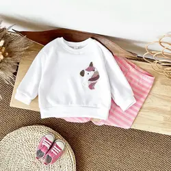 2024 Baby Set Cartoon Penguin Embroidery Top+Pants Warm Clothes Spring Autumn Newborns Baby Clothing Boys Girls Infant 2Pcs