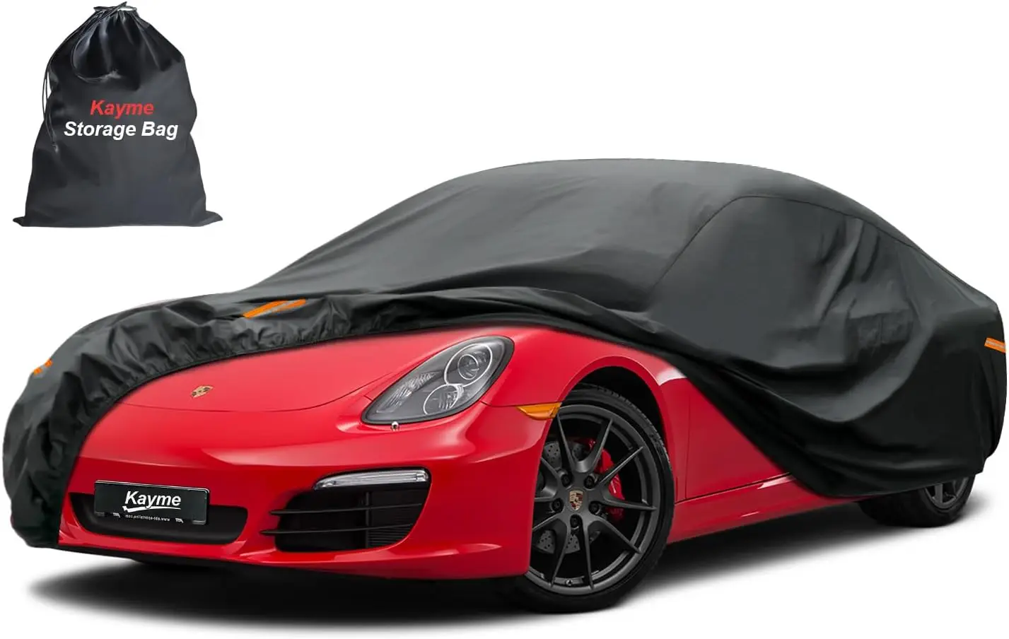 

7-Layer Waterproof All-Weather Car Cover for Coupe,Universal Fit Up to 177 Inches -Ideal for Porsche,Jaguar,Subaru,Toyota Models