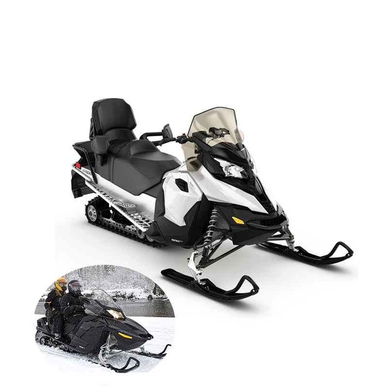 Bici da spiaggia per tutti i terreni Snow Ice Moto 175cc Motoslitta Bici da sci su ghiaccio per slitta per adulti
