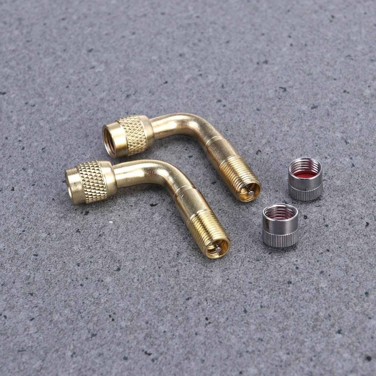 

2 pcs Valve 90Degree Brass Air Tyre Valve Stem Stem Adapter Tire Maintenance Cars Trucks Motorcycles
