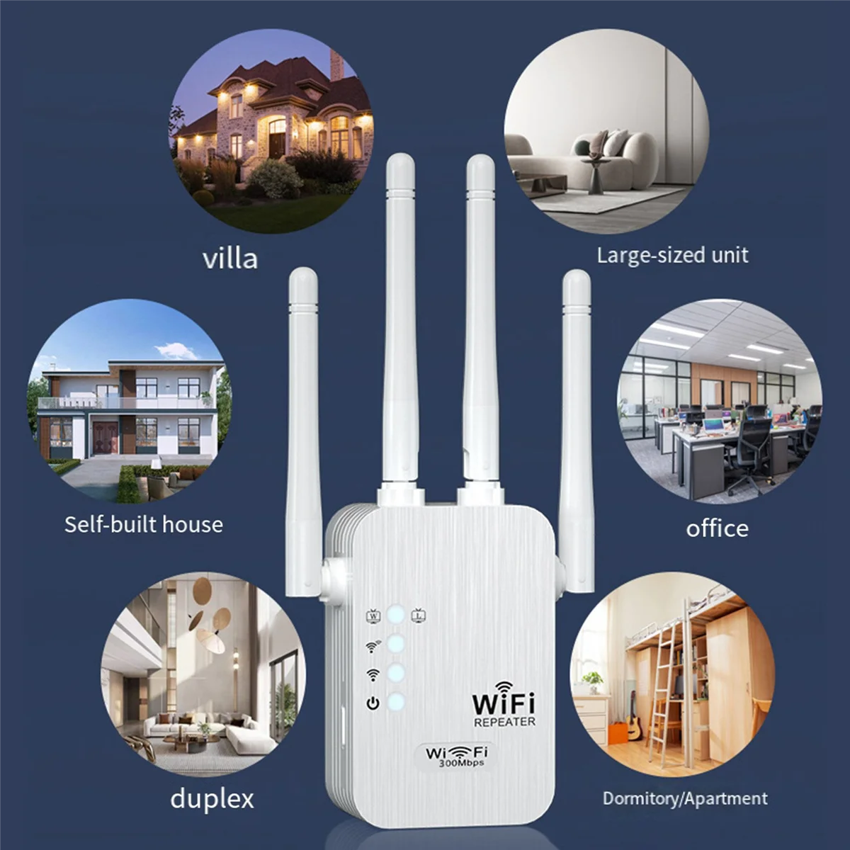 Neue 300Mbps WiFi Repeater Drahtlose WIFI Signal Extender Dual Band 5G 2,4G Netzwerk Verstärker Long Range WiFi router EU Stecker