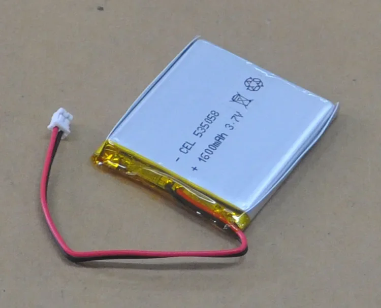 Новая горячая литиевая батарея кобальта 3,7 В 535058   Высокотемпературная литиевая батарея небольшого размера, интеллектуальная батарея для носимого устройства