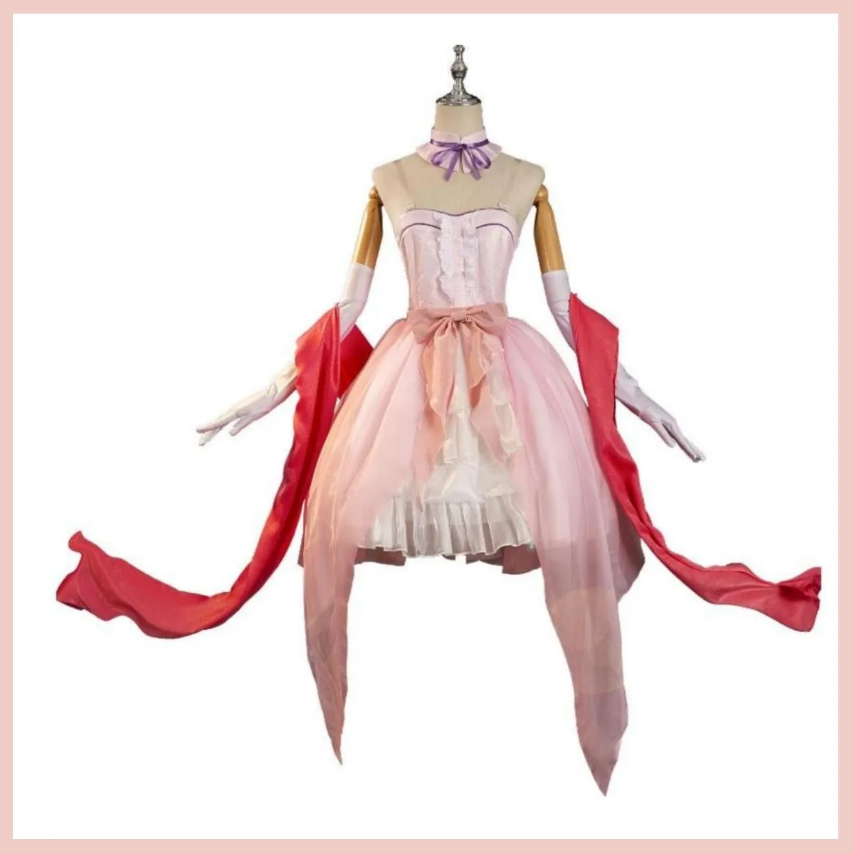 Anime Saekano: How To Raise A Boring Girlfriend Megumi Kato Cosplay Costume Wig Pink Evening Dress Woman Sexy Carnival Suit