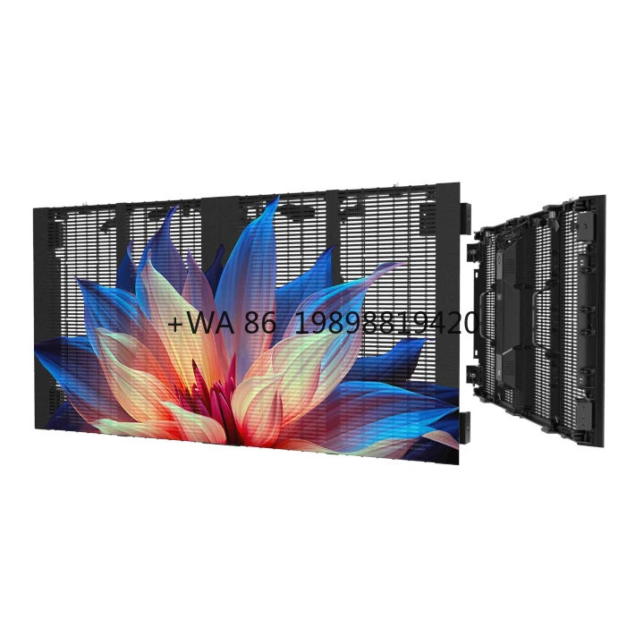 

Настраиваемый 500x1000 мм прозрачный P3.9-7.8 открытый полноцветный SMD кабинет рекламный светодиодный экран для сценического шоу