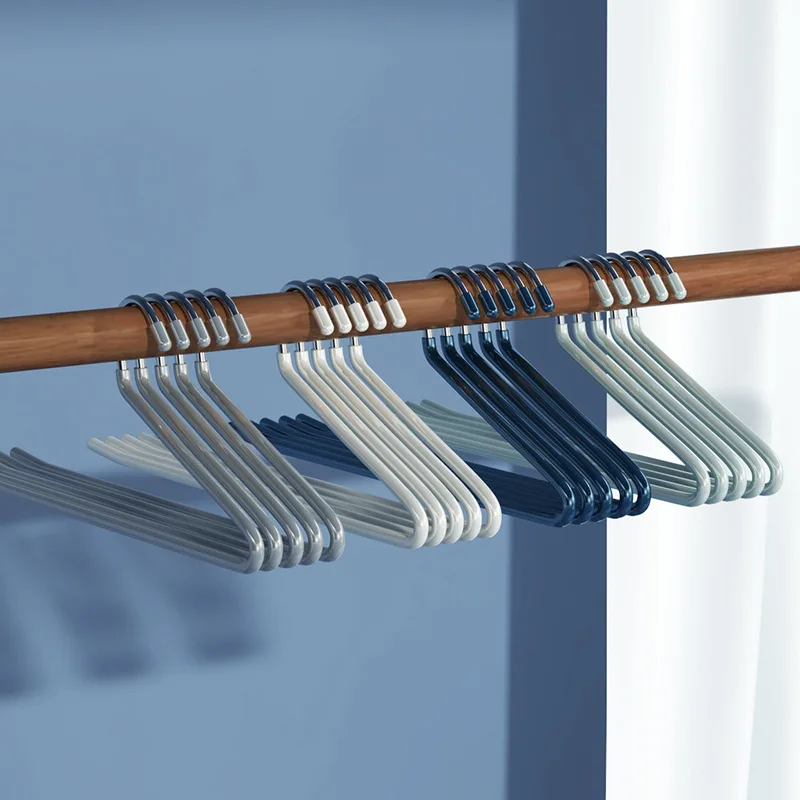 

Set of 10 Goose Pants Home Hanger Special Non Marking Non-slip Goose Short Z Closet Storage Organizer Goddess Clothes Rack