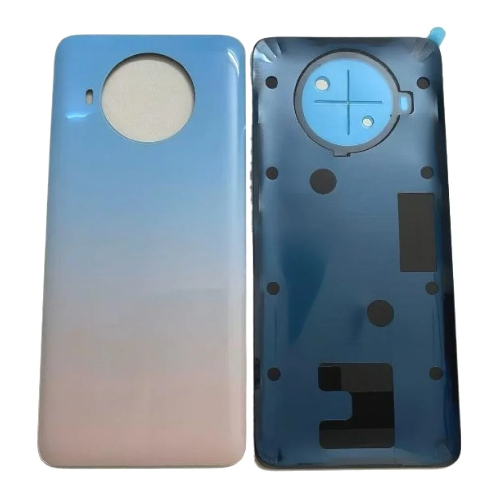 New For Xiaomi Mi 10T Lite 5G, Battery Back Cover 3D Glass Panel, Rear Door, Glass Housing Case with Adhesive Replace,