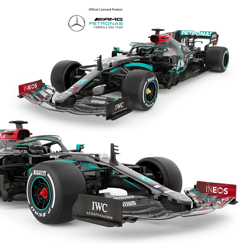 Mercedes-amg F1 W11 EQ 1:12 skala 1:18 RC Radio samochodowe pilot zabawka Model samochodu wyścigowego Auto maszyna prezent dla dzieci dorośli Rastar