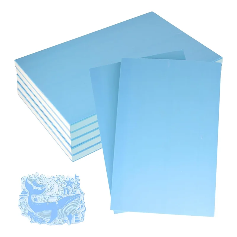 AED5-10 Pieces Rubber Blocks Easy To Carve Rubber Stamp Materials Craft Supplies For DIY Projects Scrapbook Card Making