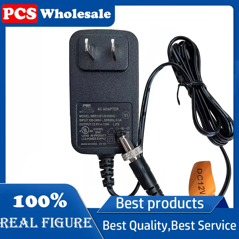 

Original 12V1A with locking threaded cap screw orifice Charging source adapter cable plug NBS12E120100HU