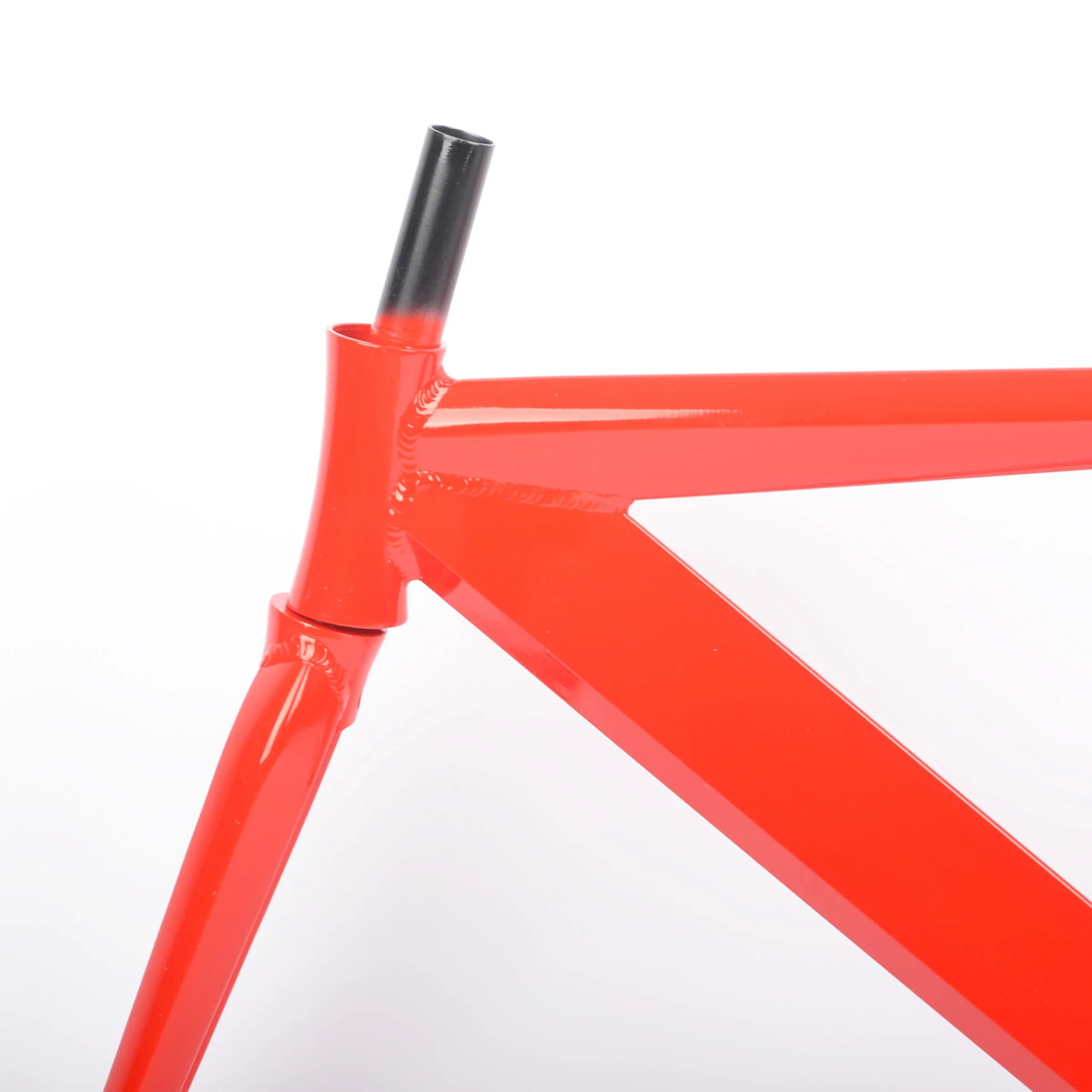 Bike Frame Fixed Gear Bicycle Frameset Single Speed Aluminum Alloy Material With Fork Cycling Parts