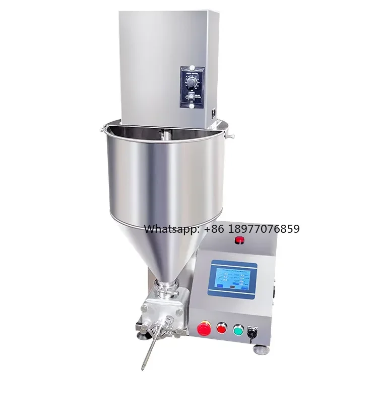 JH Semi Automatic Quantitative Pastry Croissant Croissant Filling Injection Cream Machine Hot Dog Hamburger Bread Cream Fil