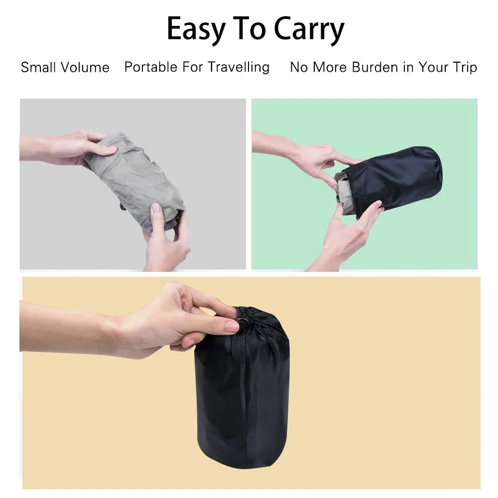 Portable Three-Layer Inflatable Footrest Mat with Storage Bag High-Quality Comfortable Foot Pad for Travel And Home Use