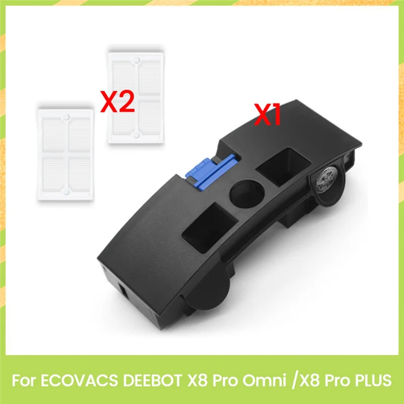 خزان مياه الصرف الصحي مع فلتر لملحقات المكنسة الكهربائية ECOVACS DEEBOT X8 Pro Omni /X8 Pro PLUS 1+2