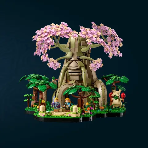 184pcs MOC Lush Deku Tree Zelda Model Building Blocks Toys Craft Collection Creative Art Education Display Assemble 3D Idea