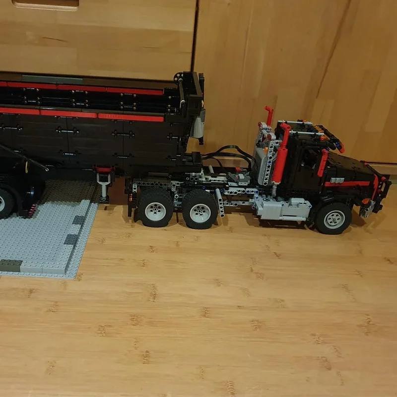 1708pcs MOC Mack Granite Technical Model Building blocks Architecture DIY toys creative Christmas gift idea Brick Kids Birthday