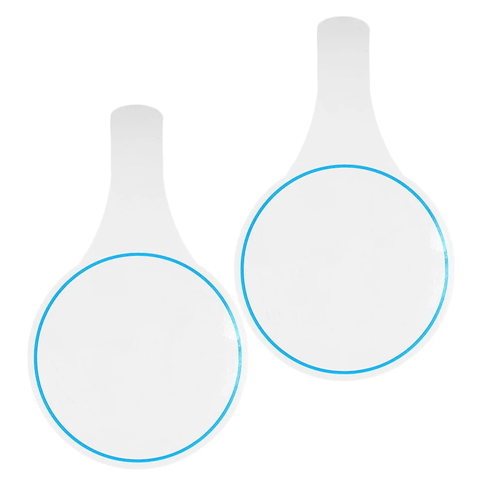 2pcs Score Board Dry Erase Whiteboard Single Sided Paddle For Classroom Auction Voting Judges Marker Board Student Learning Tool