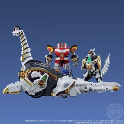 Original Lottery Edition Bandai Smp Mighty Morphin Power Megazord Dragonzord Titanus Ver. Pvc Anime Action Figures Model Toy