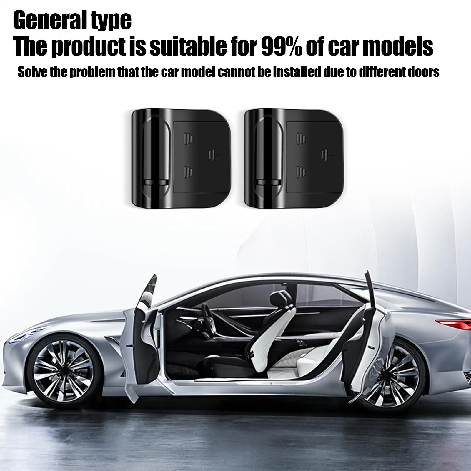 باب السيارة العارض أجنحة سيارة مجاملة ترحيب أضواء 2 قطعة الطابق الإضاءة اكسسوارات كول التلقائي المحيطة مصابيح للبالغين