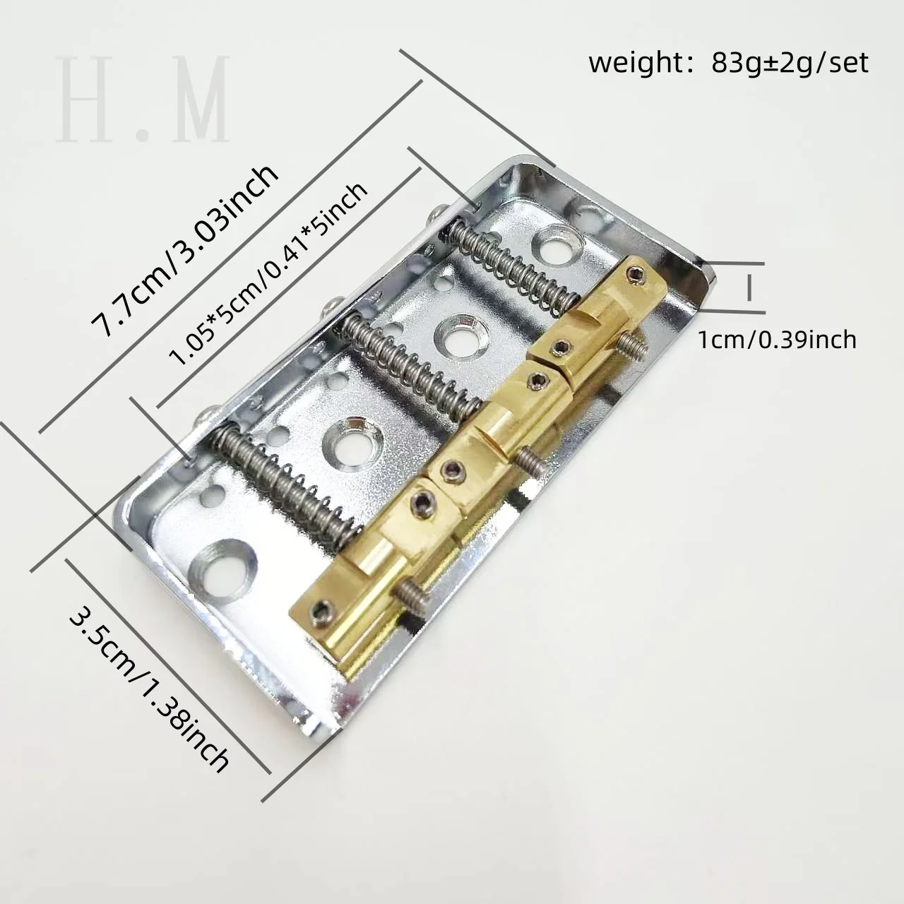 Guitar String Pull Plate TL Short Brass Code 3 Adjustable Guitar Bridge String Code Electric Guitar string-plate Accessories