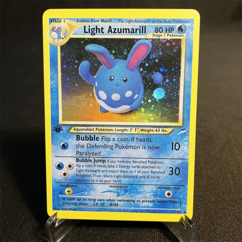 Pokémon Foil Flash Cards, Neo Destiny Series, Billy Bi, Dark Matphan Light, Flareon Collection Cards, Model Toy Gifts, Proxy Card