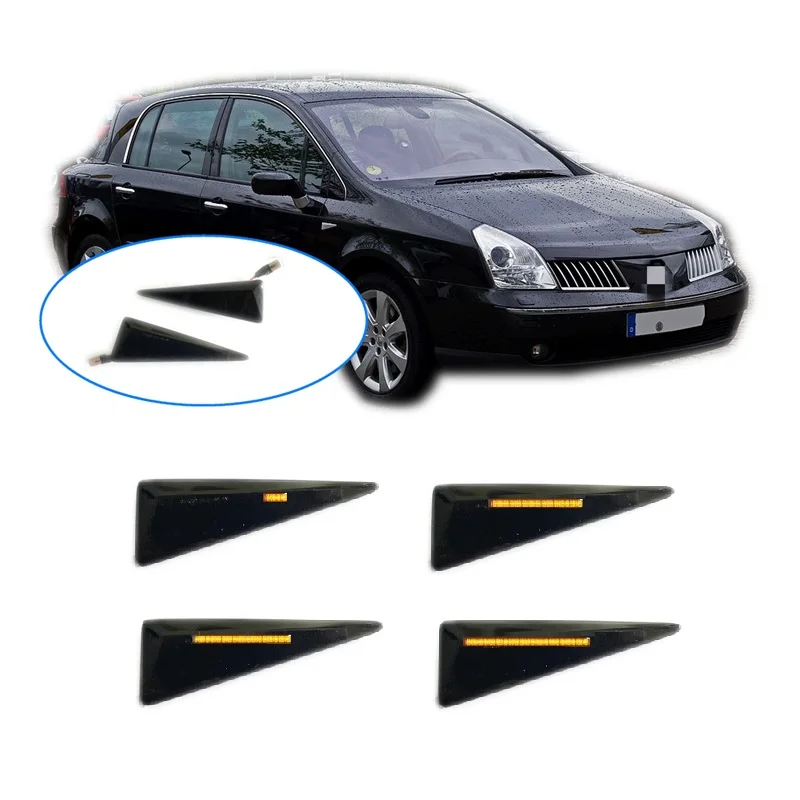 for Renault Vel Satis BJ0 2002 2003 2004 2005 2006 2007 2008 2009 Dynamic LED Indicator Side Marker Signal Light Accessories