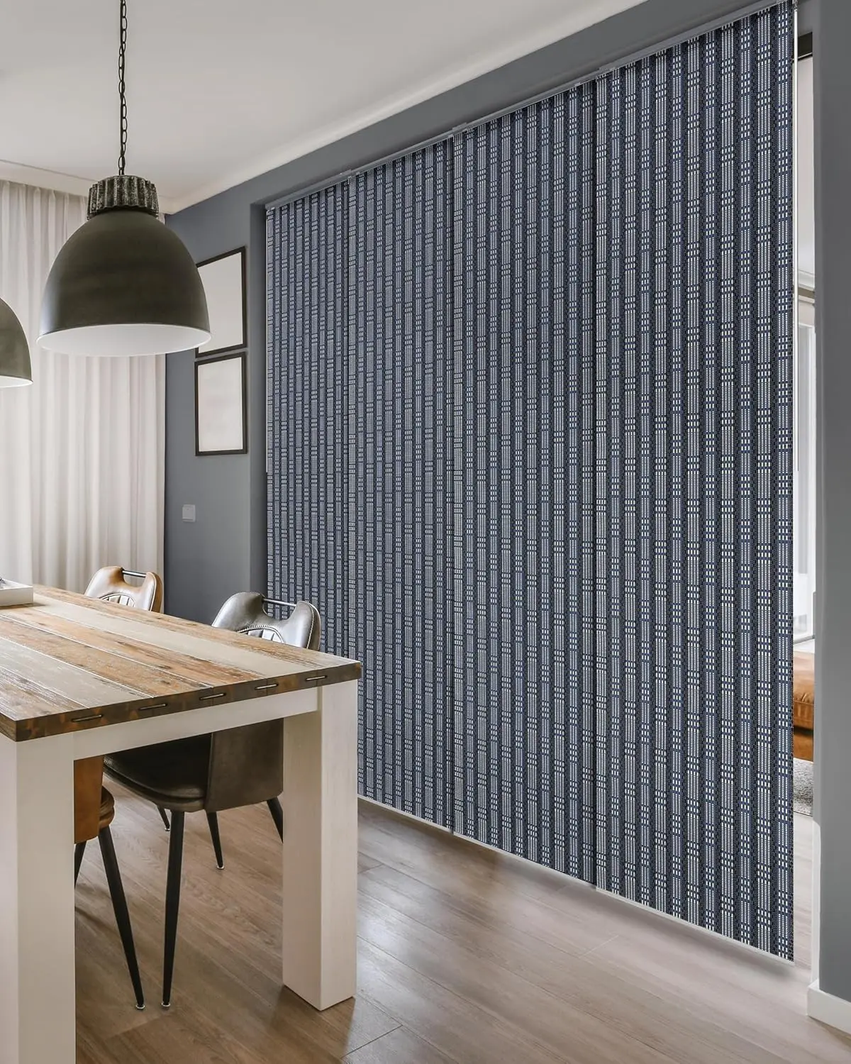 

Adjustable Sliding Vertical Blinds, Panel Track Blinds, Hanging Room Dividers Walls, Closet Doors, Extendable Track from