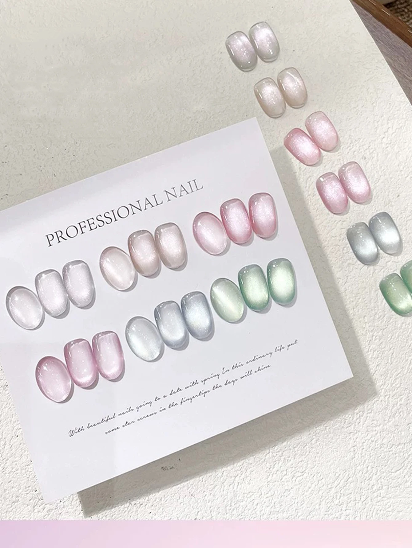 1/6 STKS 2025 Nieuwe Nail Art Ice Glacier Kleur Aurora Cat Eye Crystal Gel Polish, Semi-Permanente Nagelgel, Duurt voor 28 dagen