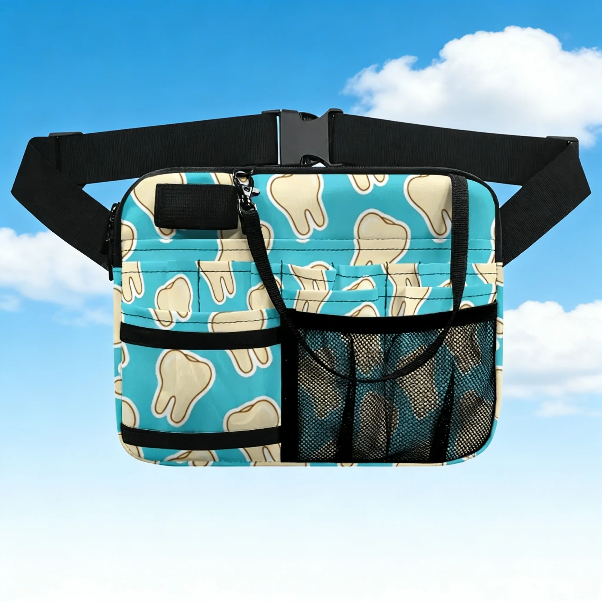 Heavy Duty Nurse Fanny Pack Waterproof Medical Waist Bag with Multiple Pockets