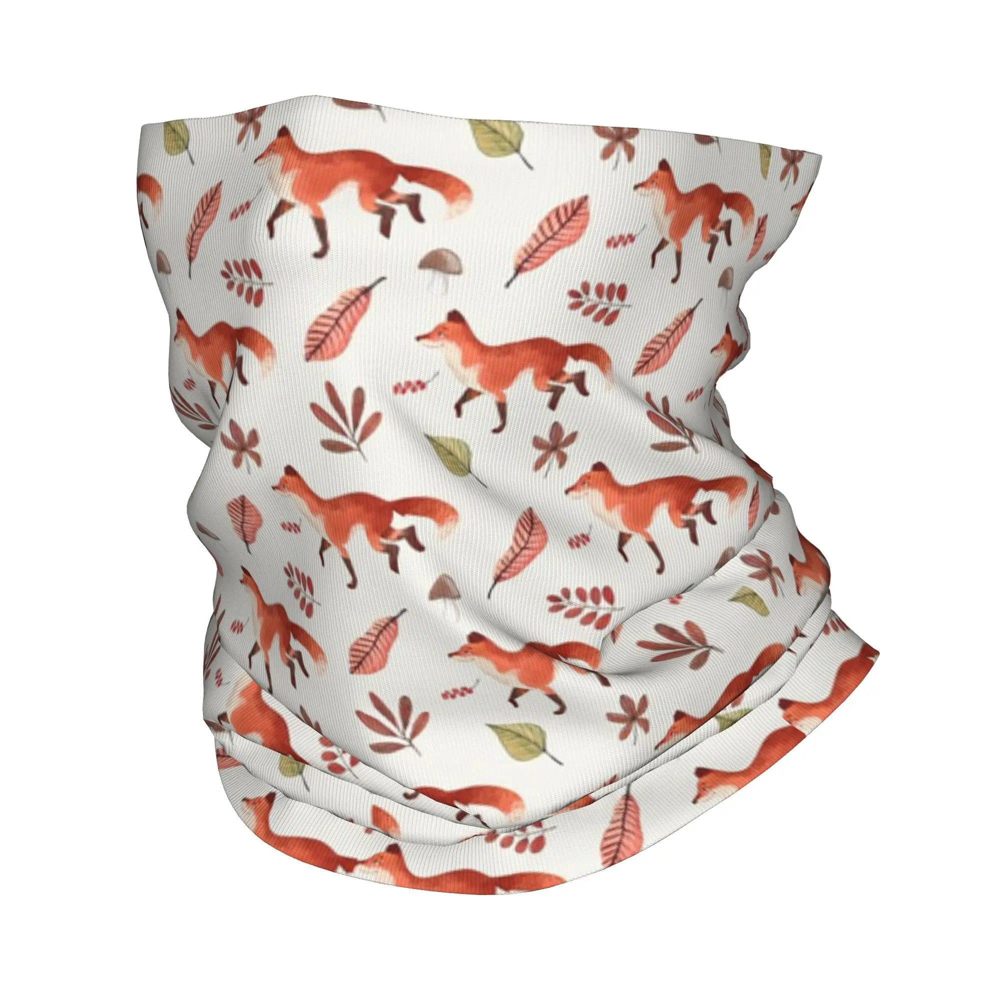 سقوط الثعلب المائية نمط باندانا الرقبة الجراب قناع مطبوع وشاح متعدد الاستخدام قناع الوجه المشي لمسافات طويلة الصيد