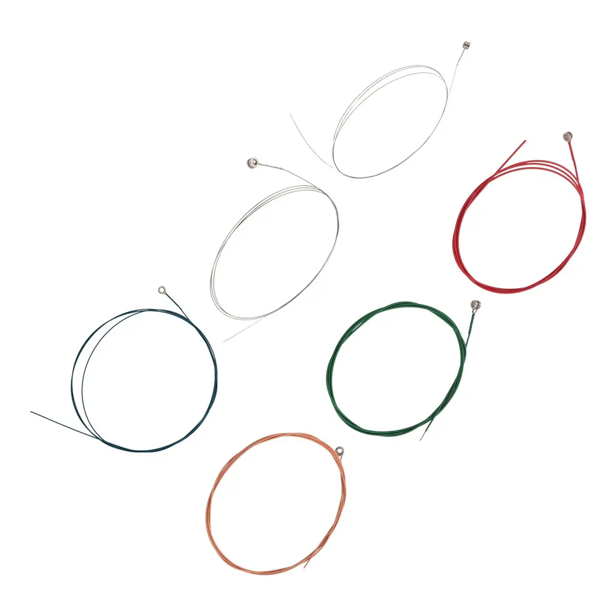 T34C 6Pcs/Set Acoustic Guitar String Replacement Steel String for Musical Instruments Electric Guitar Accessory