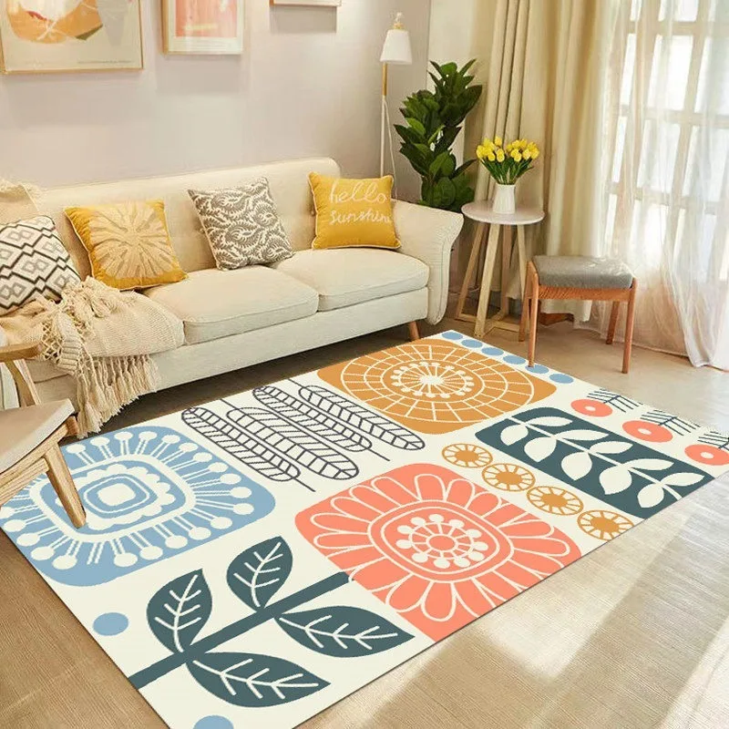 

Ins-Style Nordic Bedroom Bedside Rug Light Luxury Living Room Carpet Home Decor Sofa Coffee Table Mat Home Tapis Alfombra Ковер