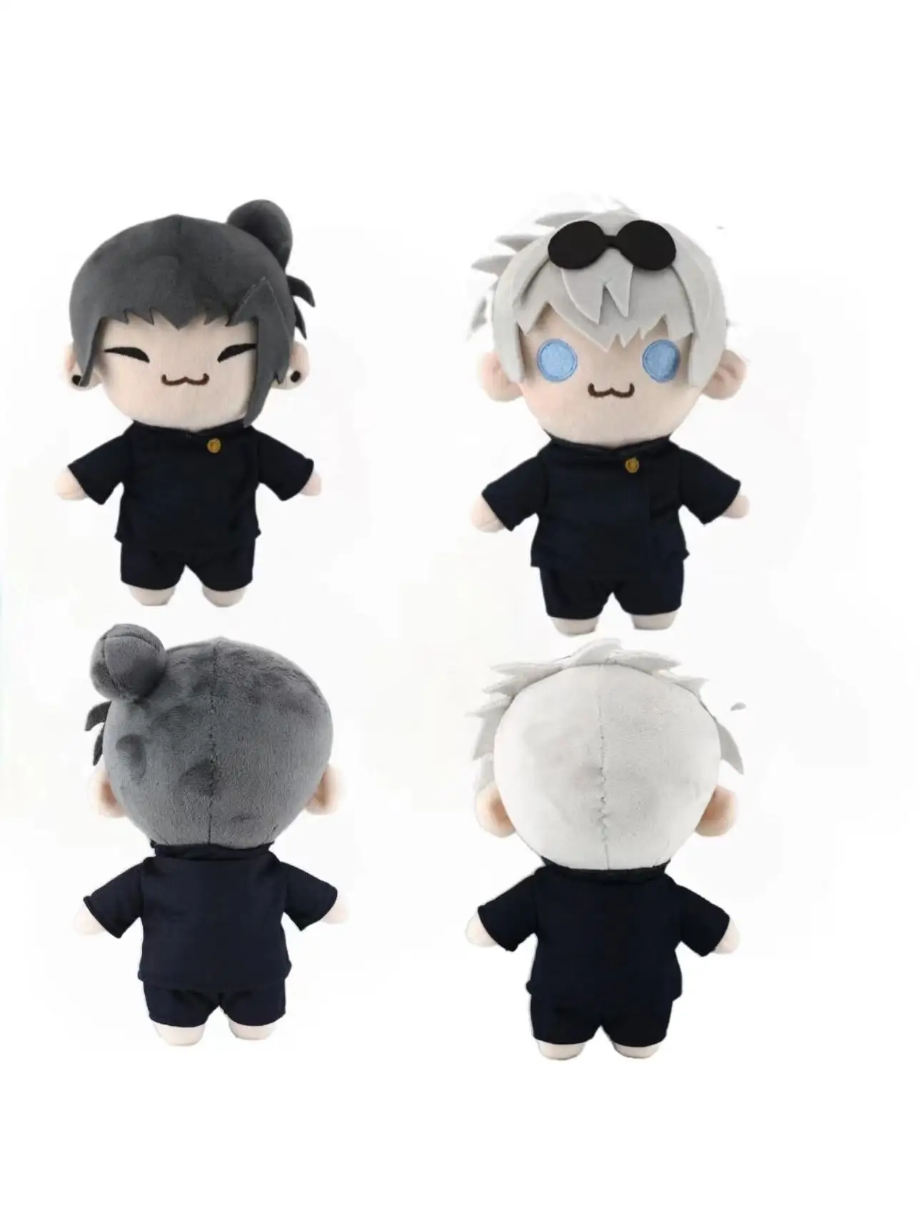 Jujutsu Kaisen Hand Puppet Plush Toy bonito travesseiro macio recheado bonecas, Gojo e Geto, presente de aniversário e Natal para criança, 1 pc, 2 pcs, novo