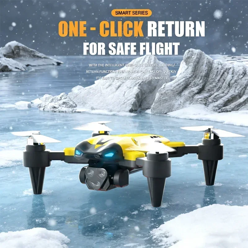 New M5 Drone Professional 8K Wide-Angle HD Triple Camera WiFi FPV Height Hold RC Aircraft Quadrotor Adults Children's Toys Gifts