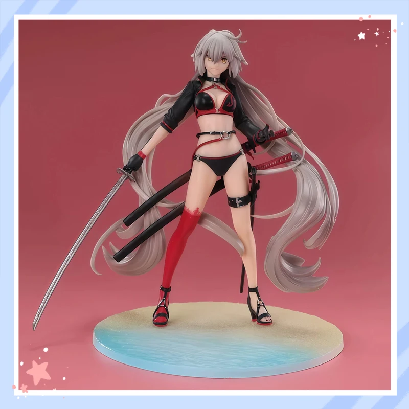 

Коллекционная фигурка Fate Berserker Alter: Аниме-девушка в позе стоя с двумя мечами, ПВХ, в коробке, для фанатов аниме