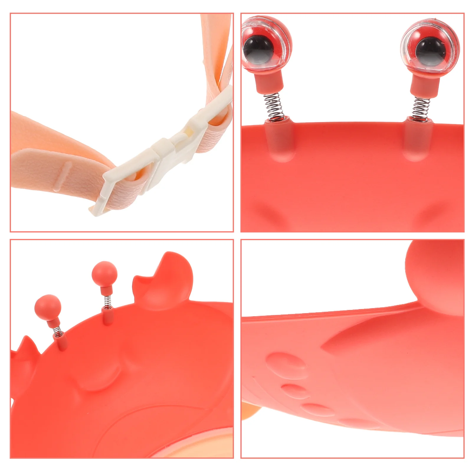 Chapéu de banho de bebê à prova d'água, design de desenho animado, touca de lavagem de cabelo para crianças, bebês, chuveiro, equipamento de proteção, chapéu de banho de bebê