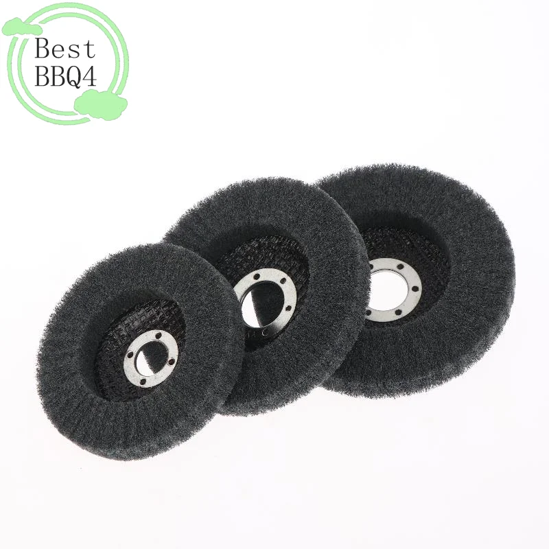 

(BBQ4) 1 шт. 4/4,5/5-дюймовый полировальный диск из нейлонового волокна для угловой шлифовальной машины, отрезной и шлифовальный диск для дерева и металла