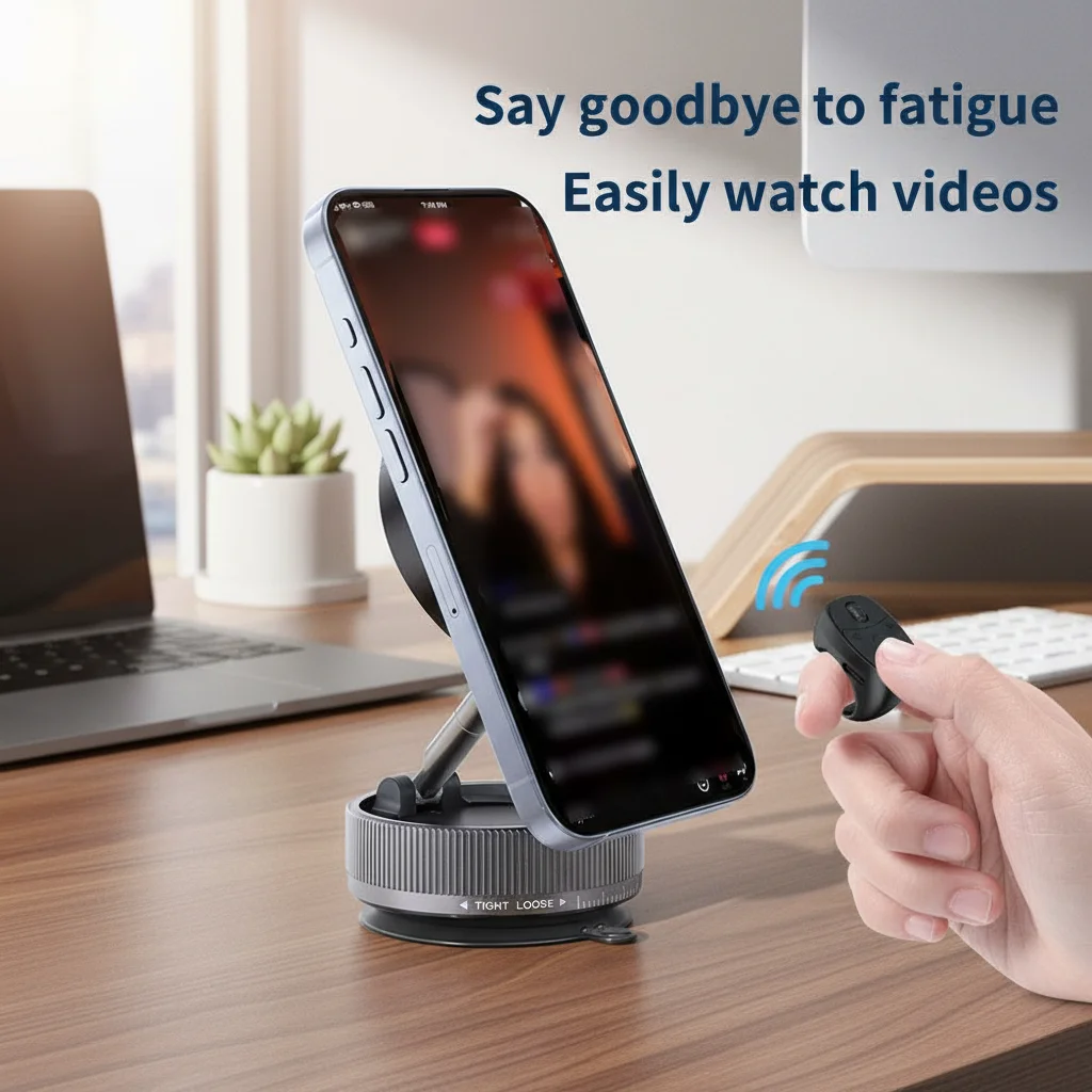 Remote Scrolling Bluetooth Page Turner Wireless Scroller for iPhone Android Kindle Rechargeable Remote Control