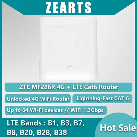 MF286R 4G LTE Cat6 라우터 4G WIFI CPE(98% 새 제품, 포장 상자 없음)