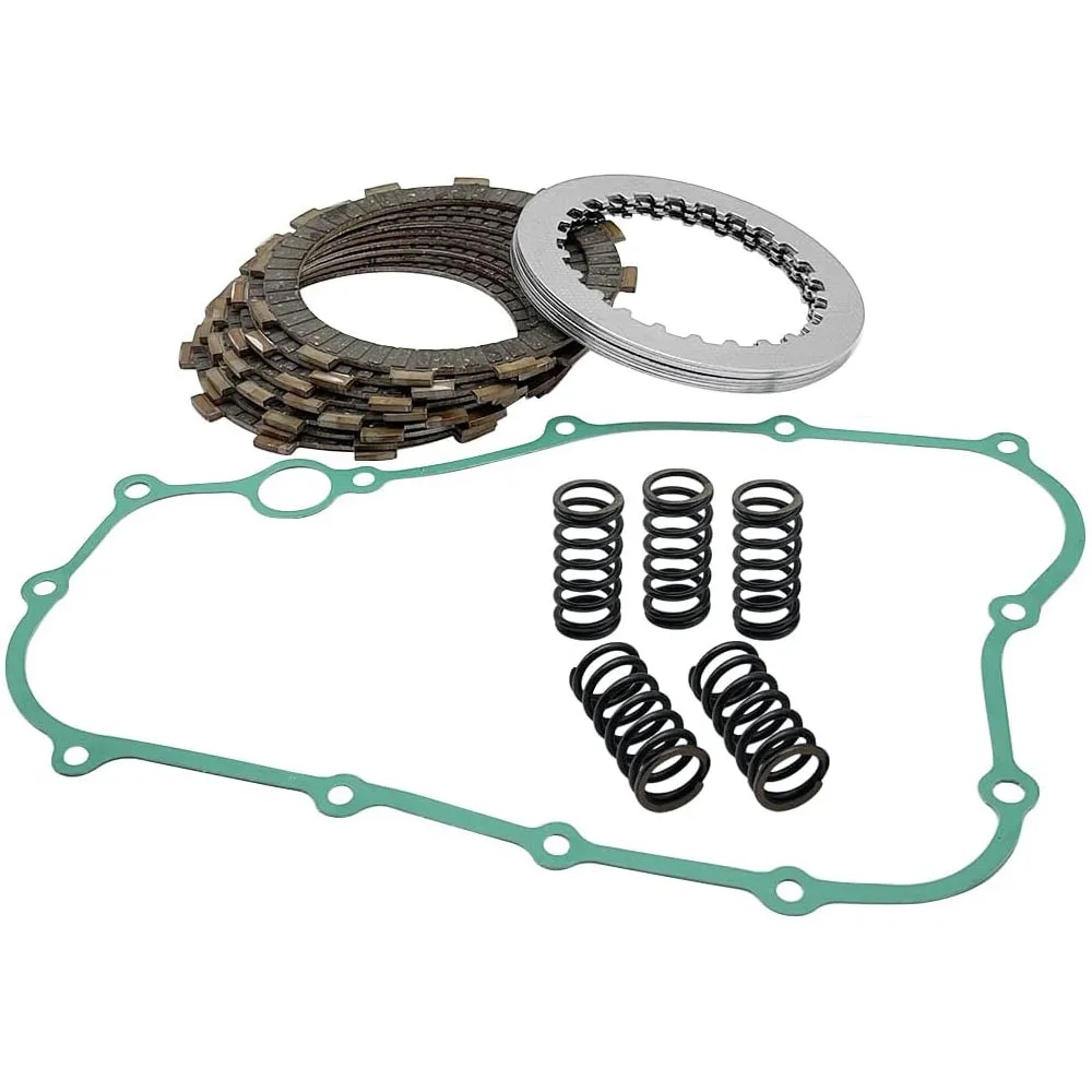 Untuk Honda CRF250R 2004 2005 2006 2007 Kit kopling lengkap pegas tugas berat & Gasket penutup