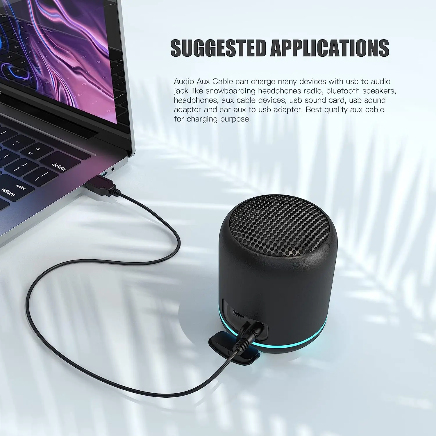 USB إلى ، شاحن مزامنة بيانات ، نقل كابل Aux سلك الصوت لمشغل MP3 ، سماعة رأس ، سلك مكبر صوت للسيارة