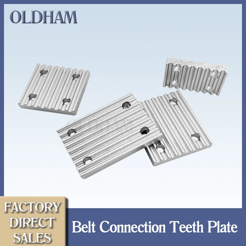 Aluminum Arc Clamp Tooth Plate HTD 2GT/3M/5M/8M/MXL/S2M for Open Synchronous Belt Fixed Clip Timing Belt Connection Teeth Plate