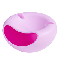 Snacks Bowl Creative Bowl Double Layer Dry Fruit Containers Snack Storage Box Sunflower Seed Nut Bowl With Shell Storage