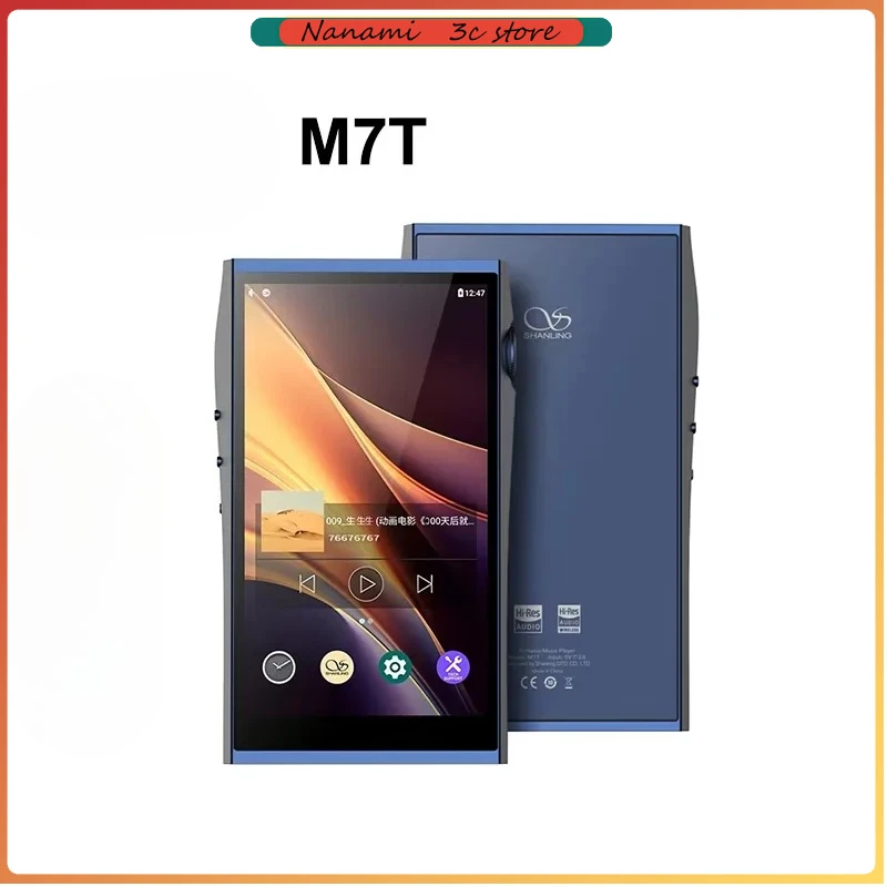 

M7T Android 13 Portable Hi-Res Audio Player Dual AKM AK4498EX AK4191 DAC AMP Reference Sound Two-way Bluetooth LDAC
