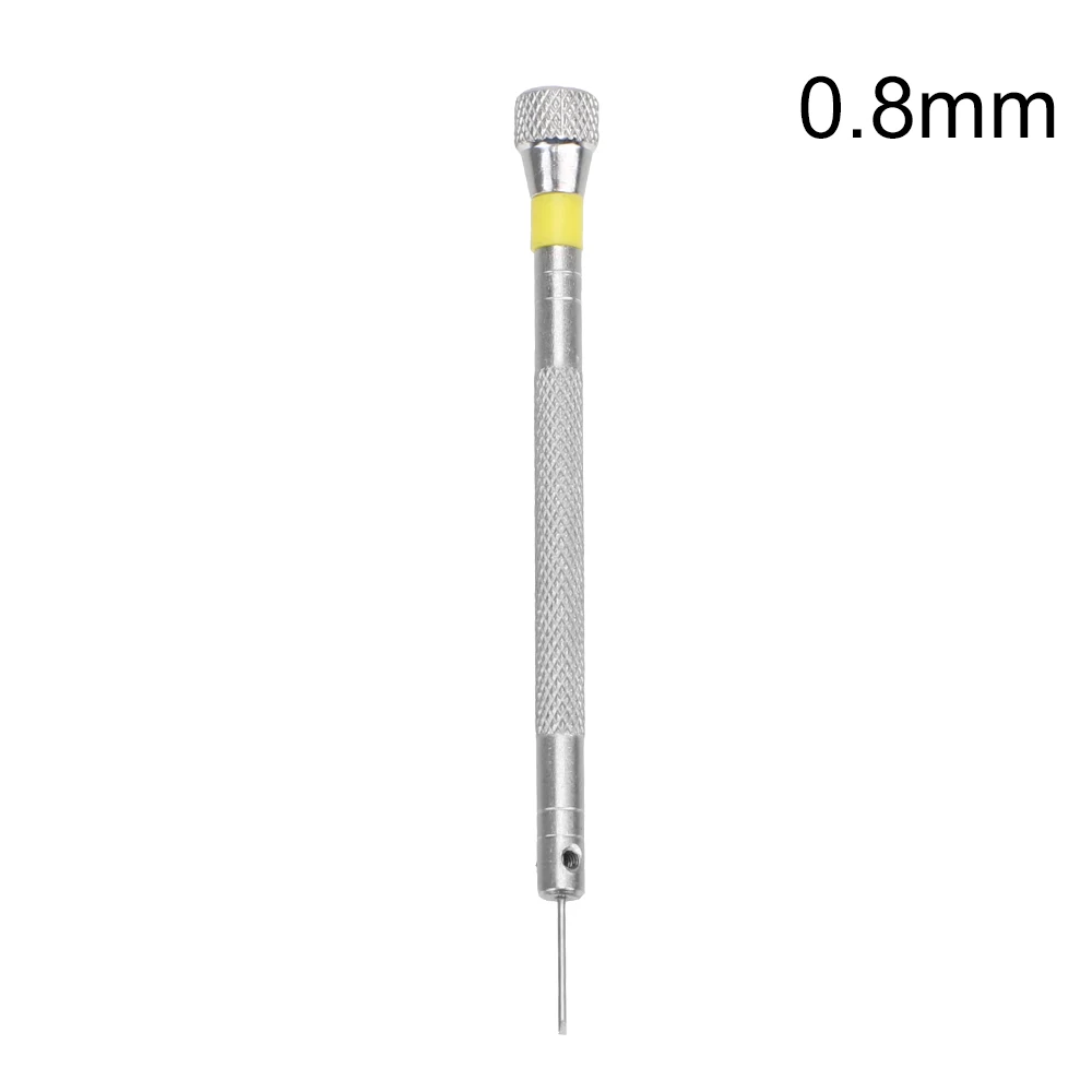 For Eyeglasses Clock Watch Watchmaker 0.8/1/1.2/1.4/1.6mm Precision Slotted Screwdriver Flat Tip Blade Head Repair Tool