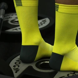 1 Pairs Professional Sports Cycling Socks Men's Women's Breathable Road Cycling Outdoor Racing Socks