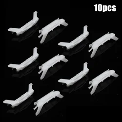 10pcs Car Roof Weather Strip Moulding Drip Rail Clips For Honda Civic 2003-2007  And Accord Roof Running Water Clips R16 White