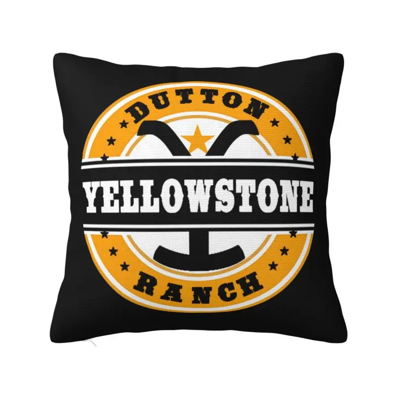 

Yellowstone Pillow Case Home Decor Cute Dutton Ranch Cushions for Sofa Square Pillowcase