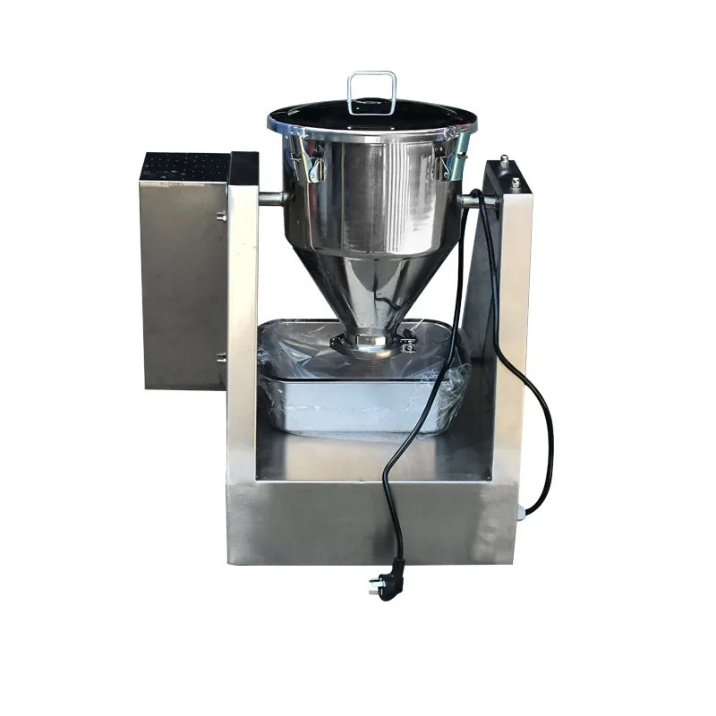 Mini V-Type Stainless Steel Dry Powder Mixing Machine Rotating Granule Blender for Lab Food Cosmetic Powder Mix（customized）