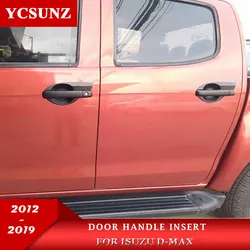 ABS Door Handle Bowl Insert Cover For ISUZU DMAX D-MAX 2012 2013 2014 2015 2016 2017 2018 2019 pickup truck Car Accessories