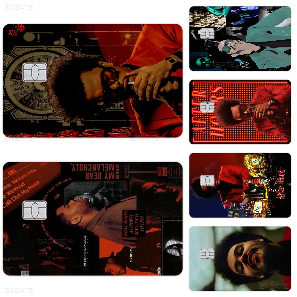 

Pop Rapper The Weeknd Anime Spend Or Save Funny Shell On Off Ultra Thin No Fade Sticker Skin Cover Film For Debit Credit Card